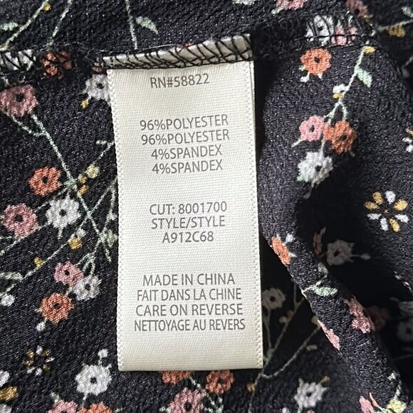 MAX STUDIO Women’s Floral Puff Long Sleeve Maxi Dress Size Small - Picture 12 of 12